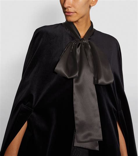 dolce gabbana knit cape bow|Dolce & Gabbana Velvet Pussybow Cape .